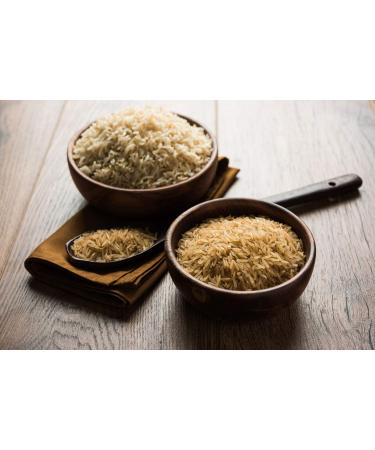 Brown Basmati Rice 1.5 lbs - Fragrant Whole Grain Long-Grain Rice | High-Fiber, Low-Starch, Kosher & Vegan | Ideal for Stir-Fries, Curries & Pilafs - Buy Online on GoSupps.com