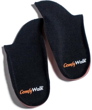 ComfyWalk 6 Men's Insoles with OPTRON Material - APMA Accepted, Plantar Fasciitis Relief, Arch Support, Copper Infused - Buy Online on GoSupps.com