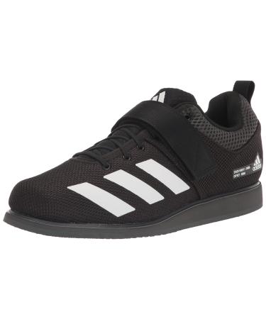 adidas Unisex-Adult Powerlift 5 Cross Trainer 11 Women/10 Men Core Black/Ftwr White/Grey Six