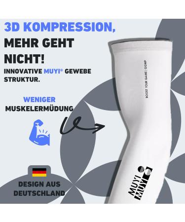 Muyi Gaming Sleeve - Compression Arm Sleeves for Men/Women - Ideal for Handball Volleyball Basketball & Racing - Black L - Performance Sports Accessories - Buy Online on GoSupps.com