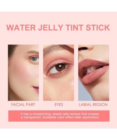 2 PCs Water Jelly Tint Blush & Lip Stain | Multi-Use Cruelty-Free Jelly Gloss - Vivid Color & Moist Watercolor Effect - Buy Online on GoSupps.com