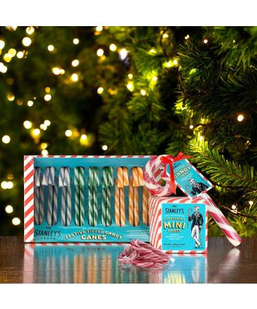 Mr Stanley's Festive Tipple Candy Canes D coration d'arbre chaussettes bonbons gin whisky et vin chaud 250 g 1 paquet Festive Tipple Candy Canes 250g - Buy Online on GoSupps.com