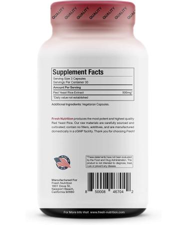 DNA Verified Red Yeast Rice Extract Powder - Non-GMO, Vegan Friendly, Gluten & Soy Free - Buy Online on GoSupps.com