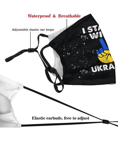 Hdadwy Ukrainian Trident Mask | Reusable Fabric Mouth Protection | Adjustable Storm Hood for Men Women & Teens | Stand with Ukraine - Buy Online on GoSupps.com