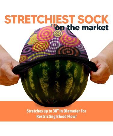 Viasox Concentric EasyStretch Diabetic Socks for Men & Women - Non-Binding Seamless Toe Large Multicolor Perfect for Comfort & Health - Buy Online on GoSupps.com