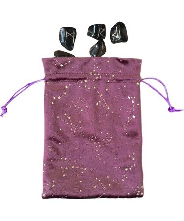 Pochette bijoux | Porte-cartes de tarot portable en forme d' toile | Sac main en velours avec cordon de serrage pour bijoux boucles d'oreilles ponts d'oracle runes pierres - Buy Online on GoSupps.com