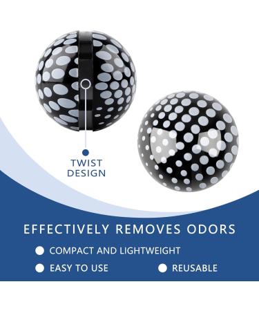 Knixmax Shoe Deodorant Balls Air Fresheners Odour Eliminator for Footwear Backpacks Gym Bag Lockers - Fresh Linen/Cologne Scent Fresh Linen / Black Matrix - Buy Online on GoSupps.com