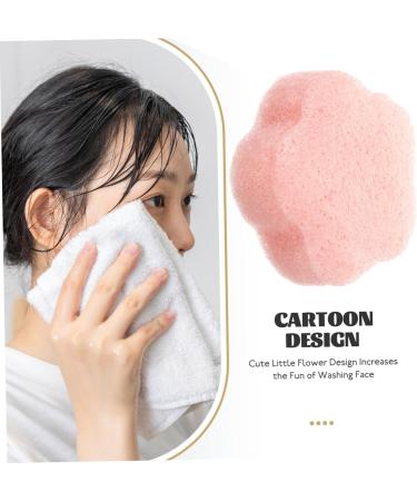 Beavorty Flutter Sector Facial sponges for Washing face The Flowers Plant sponges for facials Tool The face Facial Sponge Round Clean Cute Dry Puff Sponge face - Buy Online on GoSupps.com