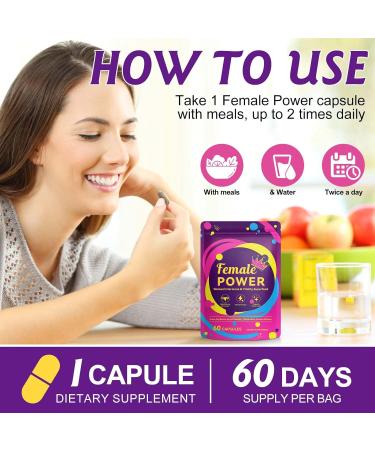 Women's Multivitamin Capsules Vitamins A E B12 Comprehensive Daily Multivitamin with Optimal Bioavailability Liver Support Supplement Women Power Capsules for Immunity&Overall Health 60 Capsules - Buy Online on GoSupps.com