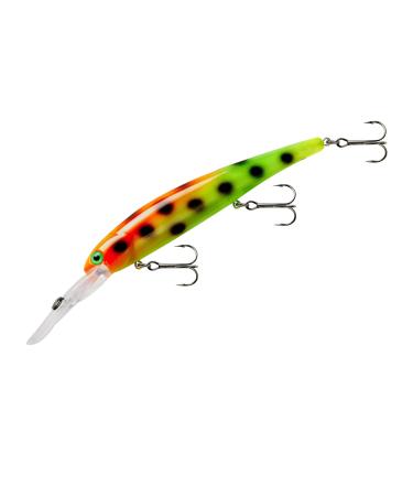 Bandit Generator Multi-Species Minnow Jerkbait Glowing Fishing Lure, Excellent for Bass and Walleye, 4 5/8 Inches, 3/4 Ounce Haley's Chameleon