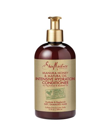 SheaMoisture Conditioner Intensive Hydration for Dry, Damaged Hair Manuka Honey and Mafura Oil to Nourish and Soften Hair 13 oz 13 Fl Oz (Pack of 1)