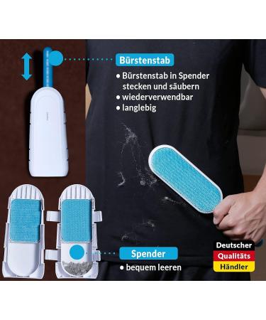 NEW MAXPRIME Animal Hair Remover Lint Roll Set | 100-Day Money Back Guarantee | Effective for Dog & Cat Hair on Clothes Sofas Cars & Carpets | RRP 29.95 - Buy Online on GoSupps.com