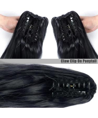 Ponytail Extensions Ponytail Extension Synthetic Claw Clip In Ponytail Extension Long Wavy Curly Ponytail Clip On Soft Natural Fake Hair Ponytail Hairpieces for Women for Women (Color : 6K Size : 26inches 6K - Buy Online on GoSupps.com