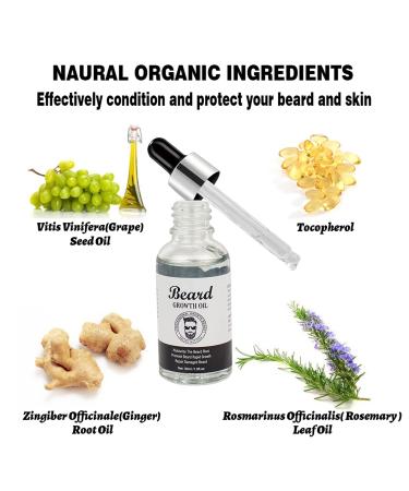 Buy Beard Growth Oil - Daily Support Formula for Moisturizing & Repairing Damaged Hair - 30ml - Buy Online on GoSupps.com