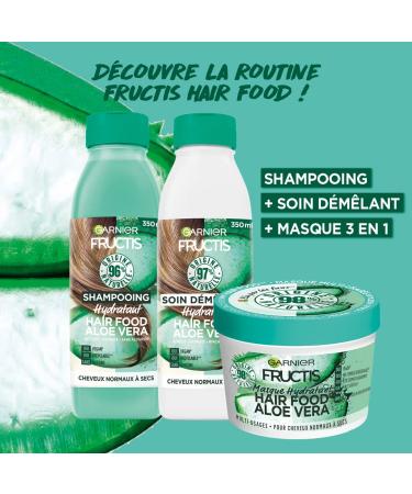 Garnier Fructis Hair Food Aloe Multi-Purpose Mask 390ml - Nourishing Hair Treatment - Buy Online on GoSupps.com