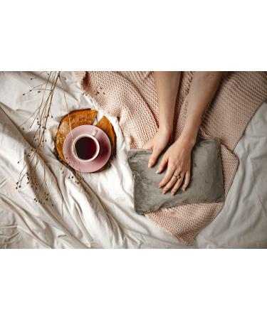 Adler AD 7427 Electric Hot Water Bottle - Soft Cover 360W 5-Hour Heat for Adults & Kids - Gray Thermal Pillow for Bed - Buy Online on GoSupps.com