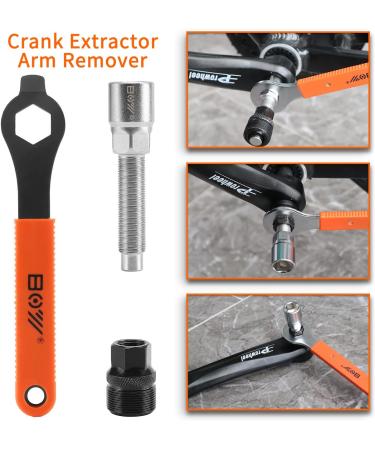 7-Piece Bike Tools Set with Multi Cassette Removal Tool, Chain Whip, Crank Puller, and Spanner - Portable Emergency Accessories Kit - Buy Online on GoSupps.com