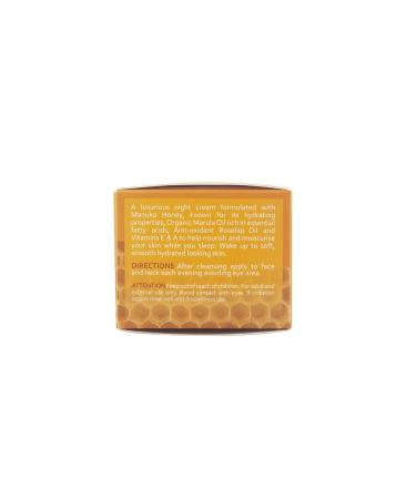 Om She Aromatherapy Manuka Honey Night Cream - Hydrating Skincare for Radiant Skin | International Shipping Available - Buy Online on GoSupps.com
