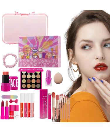 Makeup Sets - 26 Pi ces avec B ton Fard Paupi res Bandeau D maquillant - Kit De Maquillage R sistant L'eau Pour Voyage Th tre Mariage Photoshoot Sc ne - Buy Online on GoSupps.com