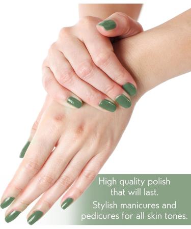 Color Club Color Club Nail Lacquer Jardin Green Nail Varnish Glossy Long Lasting 15ml - Buy Online on GoSupps.com