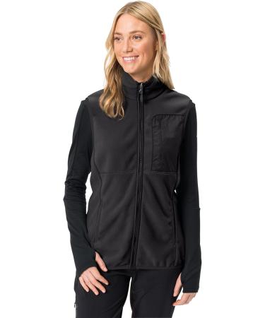 VAUDE Women's Rosemoor Fleece Vest Jacket 44 Black - Stylish & Eco-Friendly Layer for Outdoor Adventures - Buy Online on GoSupps.com