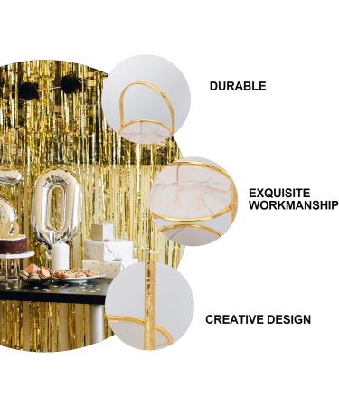 Cabilock Three-tier Pallet Rack Dessert Trays Metal Cupcake Stand Food Display Tower Buffet Fruit Plate Decorative Dessert Rack Iron- Art Cake Holder Baby Wrought Iron Wedding Desk 27x10.5cm Golden - Buy Online on GoSupps.com