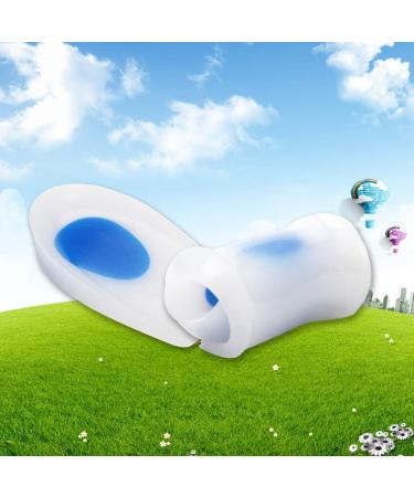 2 Pairs Gel Heel Cushion for Heel Spur & Achilles Tendon Support - Plantar Fasciitis Relief for Men - Best Comfort & Pain Relief - Buy Online on GoSupps.com