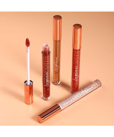 6PCS Lasting Plump Shine Lip Gloss Set | Moisturizing Hyaluronic Acid & Crushed Diamond Lipstick | Non-Sticky Glitter Liquid Lipstick for Vibrant Color - Buy Online on GoSupps.com