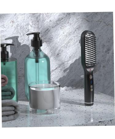 Balacoo Heated Straightening Comb - Hair Straightener Brush & Mustache Iron with Temperature Control | Shop Internationally - Buy Online on GoSupps.com