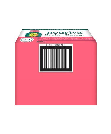 Neuriva Brain + Energy Shots - Nootropic Supplement for Focus & Energy Boost - 12 Count Strawberry Lemonade - Buy Online on GoSupps.com