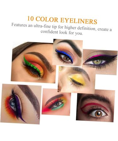 BIUDECO 10pcs plastic Eye Lining Pens waterproof eyeliner liquid liquid eyeliner pencil - Buy Online on GoSupps.com