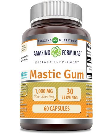 Amazing Nutrition Mastic Gum 500 mg 60 Capsules