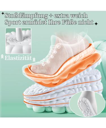 Buy Maxee 3 Pairs of Orthopedic Insoles for Men & Women | Arch Support Heel Spur Relief Breathable Comfort Shoe Inserts - Ideal for Hiking & Running Size 35-36 (Black) - Buy Online on GoSupps.com