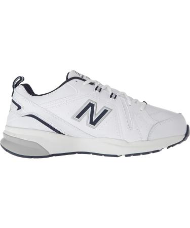 New Balance Men's 608 V5 Cross Trainer 10.5 White/Navy - Casual Comfort for Men - Buy Online on GoSupps.com