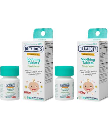 Dr. Talbot's Chamomile Soothing Tablets Quick Dissolve 140 Count (Pack of 2)
