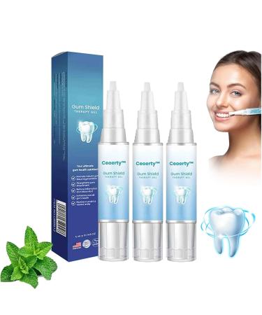 Lovilds gums therapy gel teeth whitening essence teeth whitening gel pen gum shield therapy gel fast and effective removal teeth stain removal for sensitive tea (3pc)