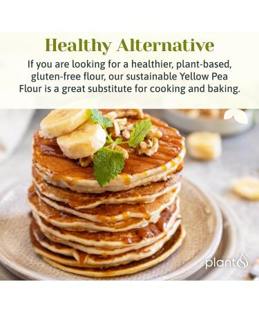 Plant S Yellow Pea Flour 500g - Gluten Free All Purpose Flour for Baking/Cooking - Vegetarian/Vegan - High Protein/Fiber, Low Fat - Buy Online on GoSupps.com