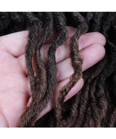 Shop 6 Packs Faux Locs Crochet Hair - 30.5cm Nu Locs Short Braids & Dreadlocks - Durable & Stylish #t1b/30 - Buy Online on GoSupps.com