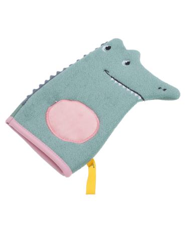 Hemoton Children's Bath Towel Wash Clothes Bath Scrubber Body Scrub Gloves Shower Mitts Exfoliating Shower Gloves Washcloths Bath Mitts Bath Wipe Sponge Cartoon