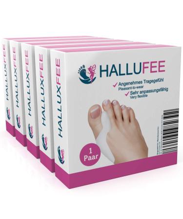 Halluee - Hallux Valgus toe spreader for men and wife (5 pairs) - Toe spreader Hallux toe spreader silicone hallux valgus rail hallux rail