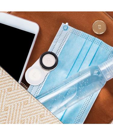 HEALLILY Contact Lens Case - 5PCS Travel Container Set with Tweezers & Mirror | Perfect for Outdoor Use - Random Colors - Buy Online on GoSupps.com
