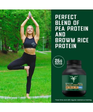 Buy Bolt Plant Protein 2 lb - Piedmont Chocolate Flavor | Premium Vegan Protein Powder for International Shipping - Buy Online on GoSupps.com