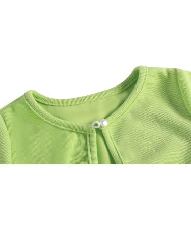 Bonny Billy Girls Knitted Cotton Bolero Shrug Cardigan - Green (3-4 Years) - Buy Online on GoSupps.com