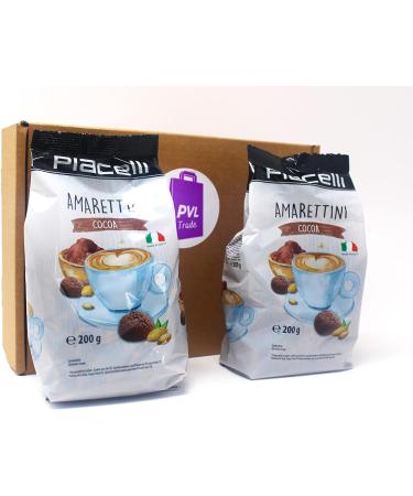 Pack of 2 Italian Amaretti Biscuits with Cocoa (2 x 200g) - Buy Online on GoSupps.com