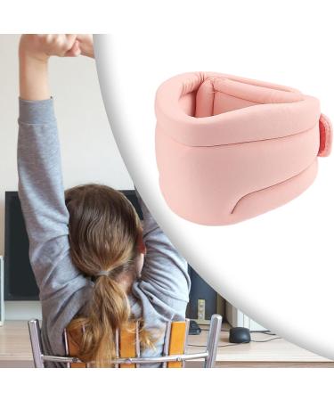 Folpus Neck Support Bandage - Soft Sponge Neck Brace for Men Women & Family | Stable Neck Support | Perfect for Car Use | Pink - Buy Online on GoSupps.com
