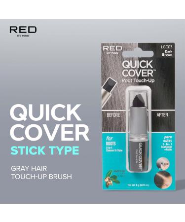 Kiss Colors Quick Cover Gray Hair Touch Up Dark Brown - Buy Online on GoSupps.com