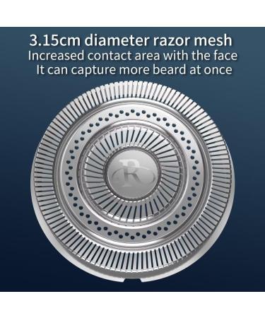 Mini Electric Razor - Waterproof Portable Shaver with Type-C Charging | 3D Floating Head | Ideal for Travel & Home Use (H22S-Blue - Buy Online on GoSupps.com