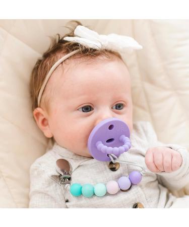 Ryan & Rose Cutie PAT Stage 2 Pacifier Teether in Orchid - 100% Silicone | BPA Free - Buy Online on GoSupps.com