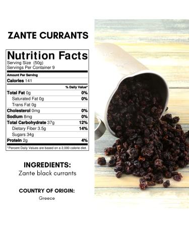 Amrita Zante Black Currant 1 lb - No Added Sugar, Gluten Free Dried Fruit | Vegan & Healthy Snacks - Buy Online on GoSupps.com