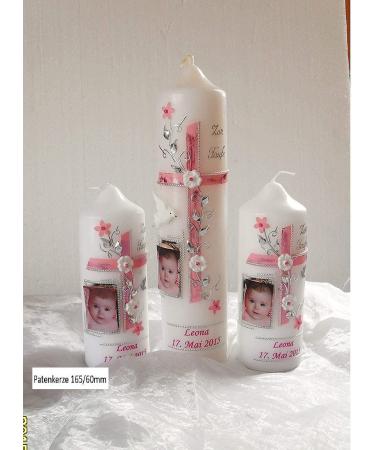 Baptism & Communion Candles | Personalized Confirmation & Godparent Gifts - Customizable with Photo Name & Date for Boys & Girls - B076H49BLG - Buy Online on GoSupps.com